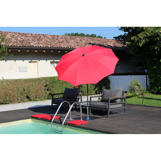 KRONOS OMBRELLONE POLIESTERE MAFFEI diametr0 250 cm - Rosso