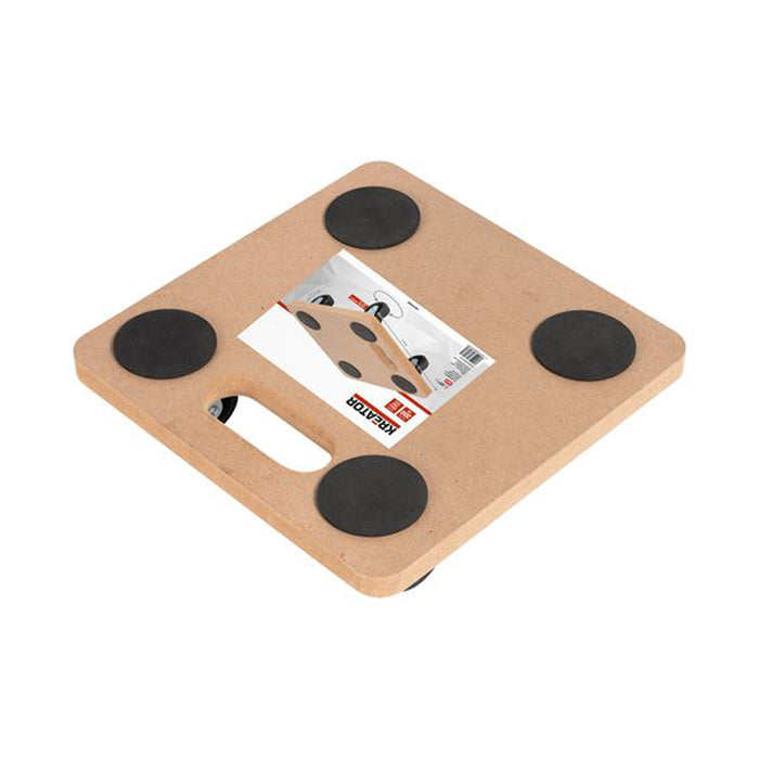 CARRELLO TRASPORTO MOBILI DI LEGNO CON RUOTE PORTAPACCHI PORTATA 200KG 29x29cm KAPRIOL KRT670002