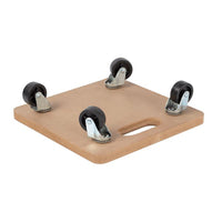 CARRELLO TRASPORTO MOBILI DI LEGNO CON RUOTE PORTAPACCHI PORTATA 200KG 29x29cm KAPRIOL KRT670002