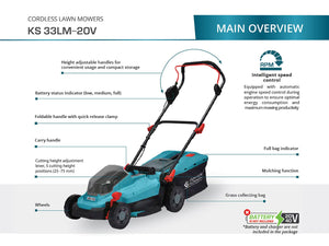Tosaerba senza fili KS 33LM-20V
