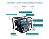 Pompa motore per acqua pulita KS 80