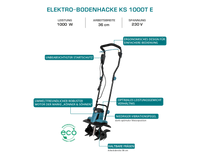 Motozappa elettrica KS 1000T E