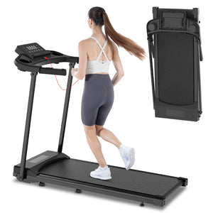 Tapis roulant pieghevole - RATTANTREE - walking pad 12 km/h, facile da piegare, con  APP, Display LED Telecomando per Ufficio Domestico Supporto per Tablet
