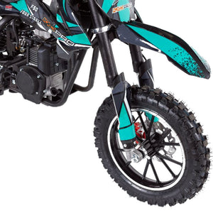 Mini Cross per Bambini KXD 705B ZMC Leopard 50cc 4T 10/10-Azzurro