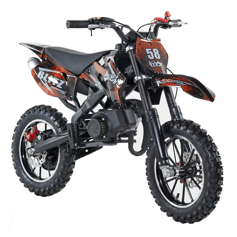 Mini Cross per Bambini KXD 708A ZMC 49cc R10/10-Arancione
