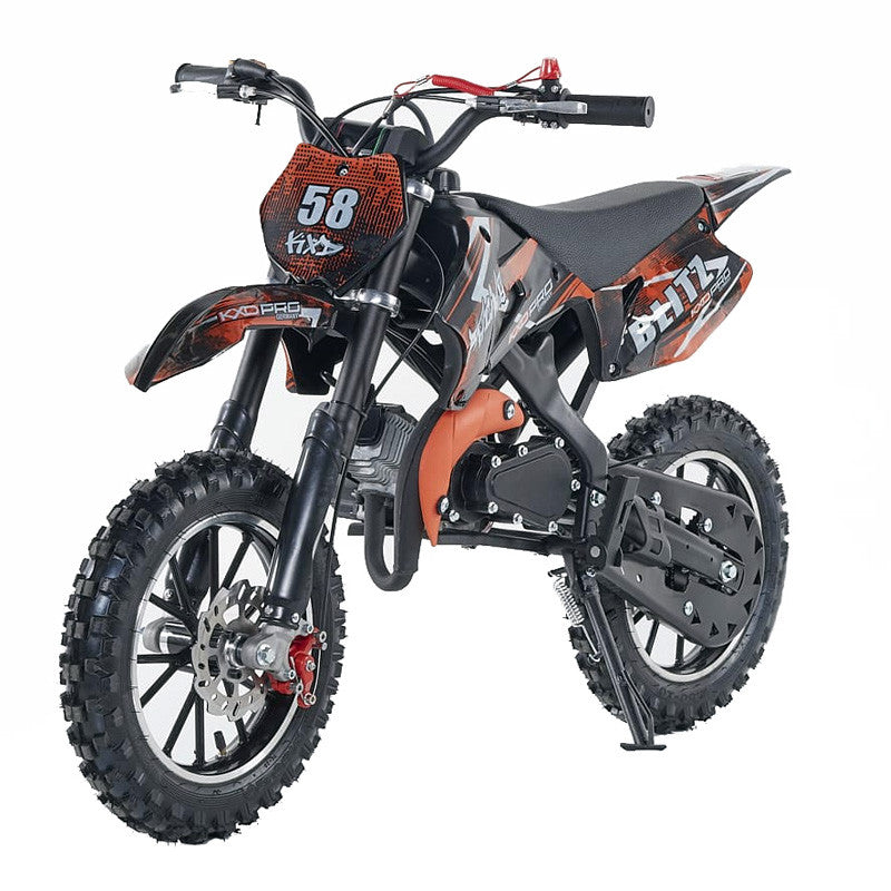 Mini Cross per Bambini KXD 708A ZMC 49cc R10/10-Arancione