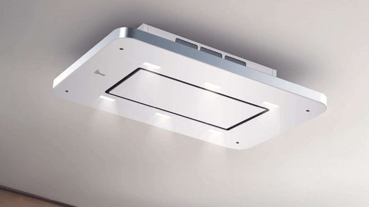 Cappa a soffitto STIVIA FREE cm 90 - Inox, Bianco - 900 m3/h