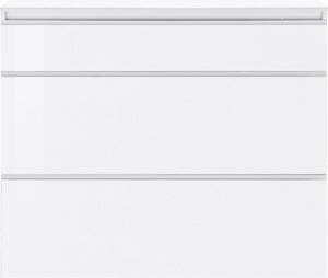 Scarpiera 3 ante L 120 x H 108 x P 26.5 cm 24 paia, colore bianco