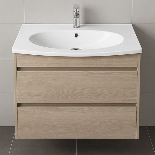 Lavabo ad incasso in mineral marmo cm 91x51 cm curvo per mobile bagno *** confezione 1