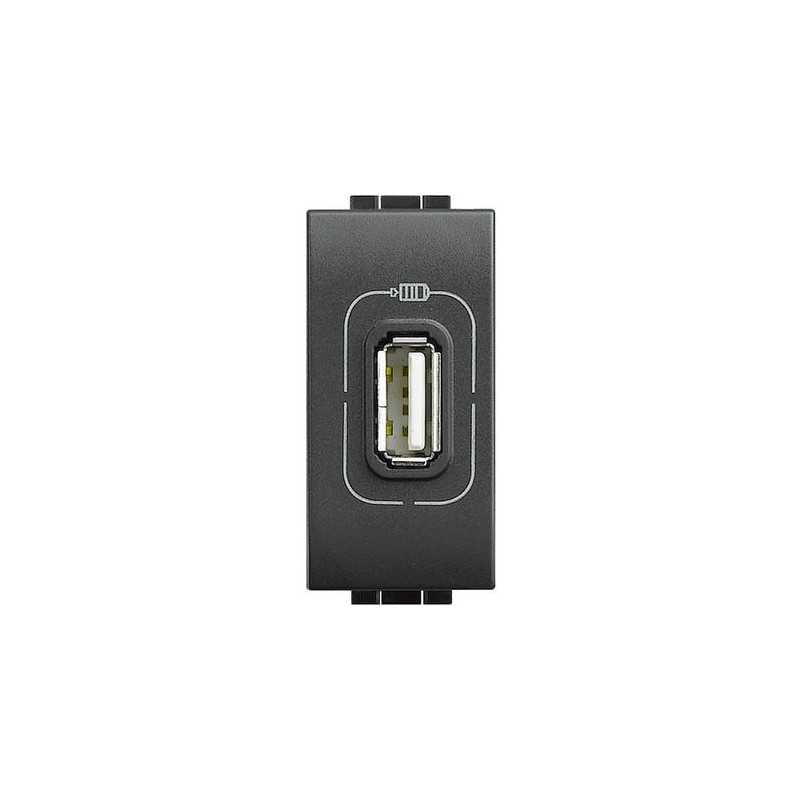 L4285C Caricatore Presa Usb Antracite Livinglight
