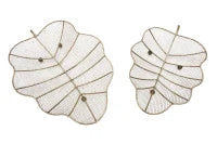 Svuota Tasche Foglia Large Coppia Cm 48,5X34X7-40X26,5X7