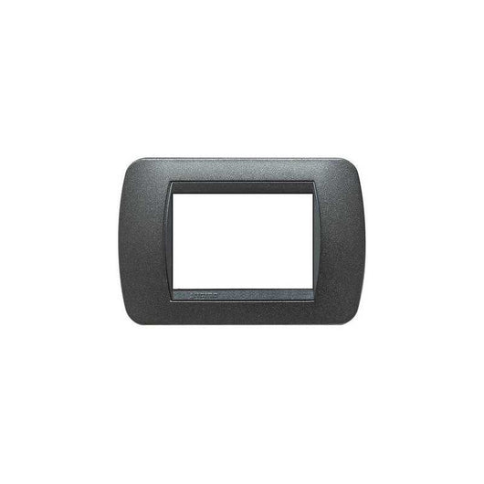 L4803Gfn Placca 3 Moduli Grafite Nero Livinglight