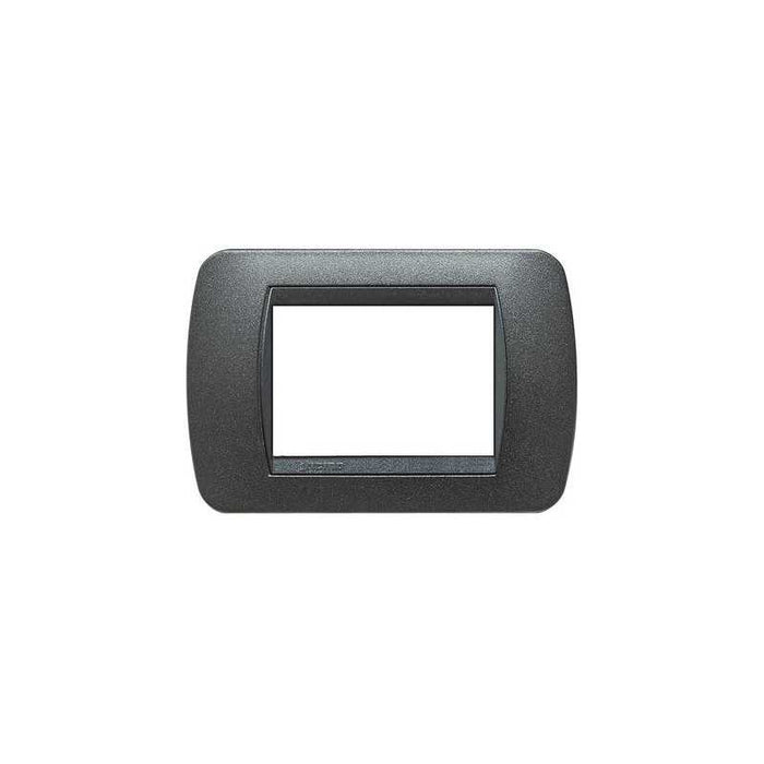 L4803Gfn Placca 3 Moduli Grafite Nero Livinglight