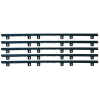 Kit 5 cremagliere nylon m4 con inserto metallico per cancelli scorrevoli