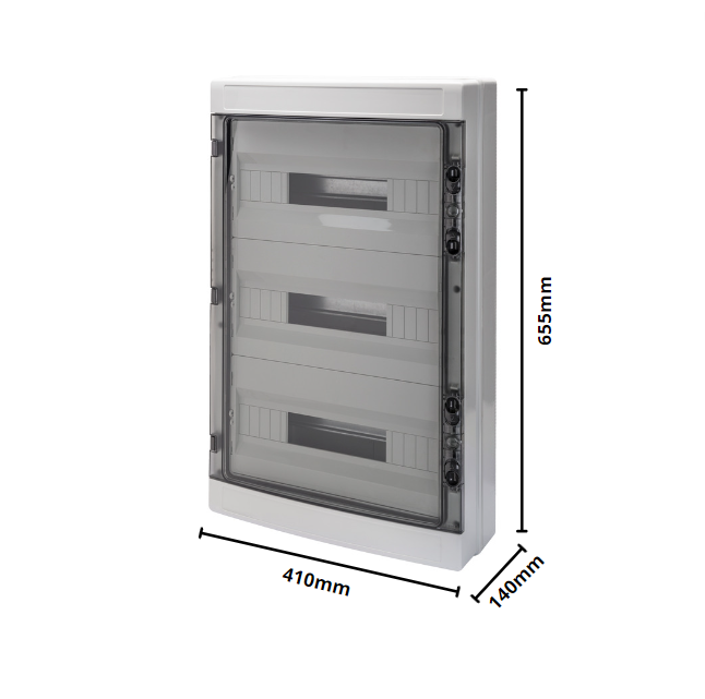 Gewiss centralino parete 54 moduli stagno ip65 gw40108