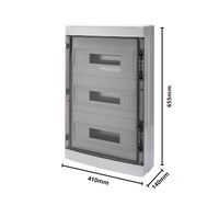 Gewiss centralino parete 54 moduli stagno ip65 gw40108