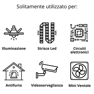 Alimentatore universale stabilizzato 12v 150w metallo 12,5 ampere switching