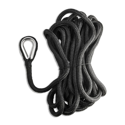 Cima di ormeggio nero impiombata redance inox 12 mm 7 mt nautica