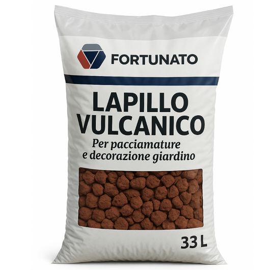 Lapillo vulcanico rosso aiuola pacciamatura decorazione 33 l