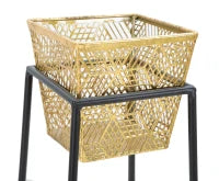 Portavasi Square Coppia cm Ø 23X70-20X60