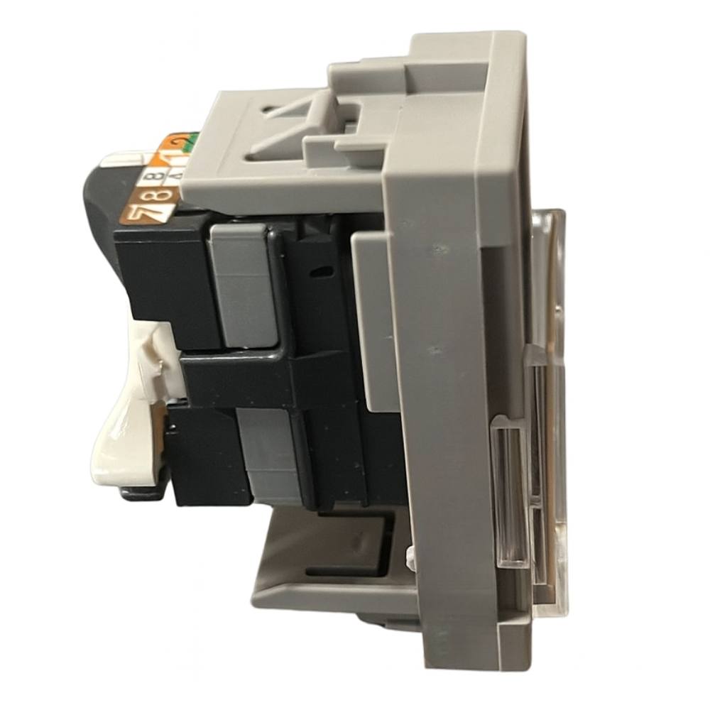 Connettore rj45 bticino jg4279c5e categoria 5e utp toolless idc grigio