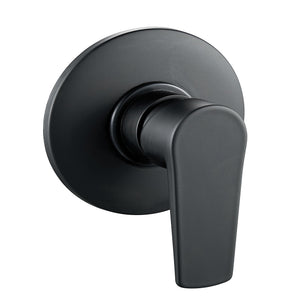 Tris rubinetti miscelatori bidet lavabo doccia incasso linea africa nero opaco