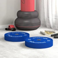 Set 2 Dischi Pesi da 20kg in Gomma con Foro da 2"/5 cm per Manubri e Bilancieri, Blu