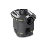 Intex 64777 - Materasso Gonfiabile Prestige Downy Singolo, con Pompa a Batteria Portatile, 99x191x25 cm