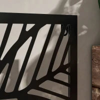 Fioriera con Frangivista a Griglia per Piante Rampicanti, Vaso da Fiori, 61L x 23P x 113A cm