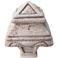 Fontana calcestruzzo cemento senza rubinetto 51x62xh.120cm modello spagnola