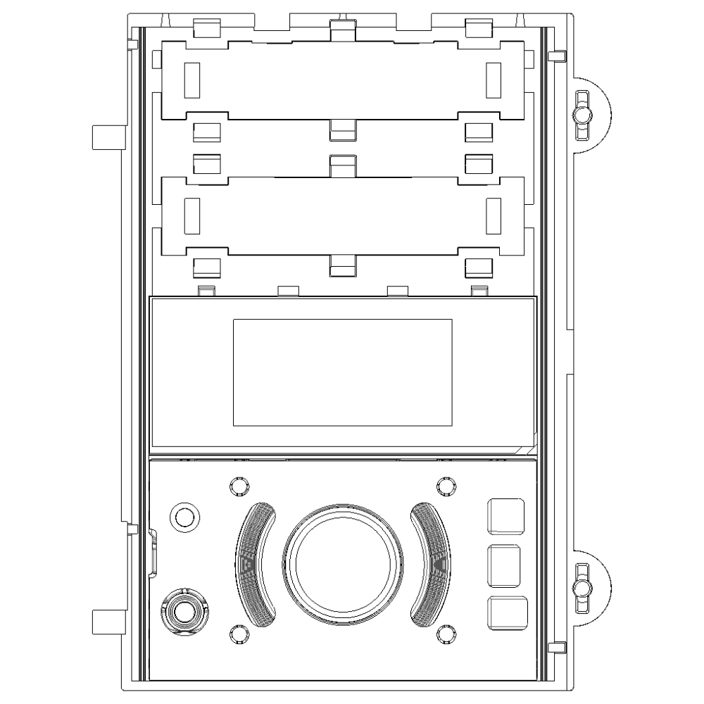 Modulo frontale audio video teleloop grigio vimar pixel 41105.01