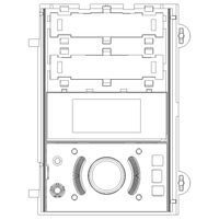 Modulo frontale audio video teleloop grigio vimar pixel 41105.01