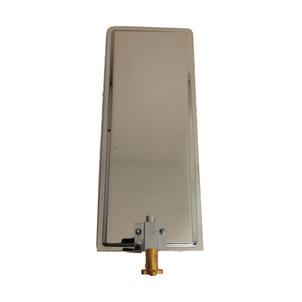 Soffione doccia a parete acciaio inox punta quadrata