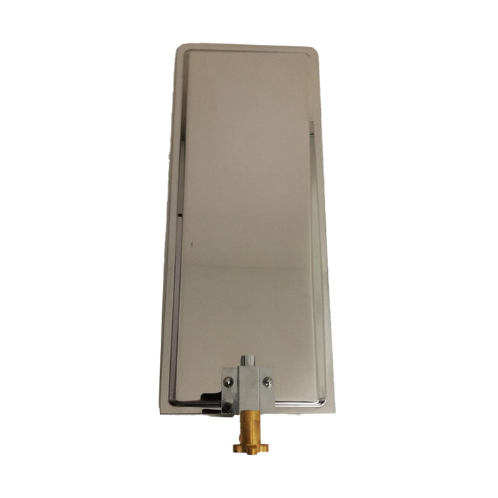 Soffione doccia a parete acciaio inox punta quadrata