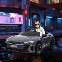 Auto Elettrica per Bambini di +3 Anni AUDI RS e-tron GT Auto a Batteria con Telecomando 103x58x41 cm Grigio