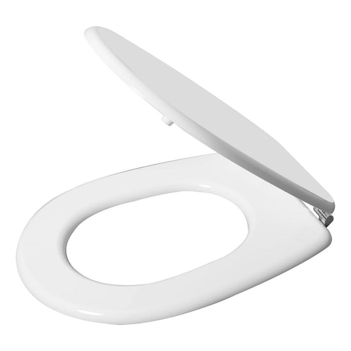 Copriwater universale liuto in legno bianco elegante