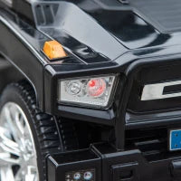 Macchina Giocattolo Cavalcabile Fuoristrada per Bambini, Macchina Bambini con Fari e Musiche, Età 18-36 Mesi, 68x30.5x41.5cm, Nero