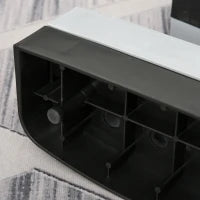 Stepper da Aerobica Regolabile in Altezza 10-15-20 cm Antiscivolo, Nero e Grigio