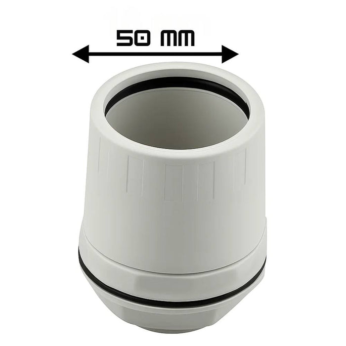Faeg raccordo per tubo rigido ip65 passo metrico 1,5 *** diametro 50 millimetri, confezione 1