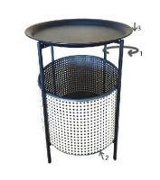 Tavolinetto Osaka cm Ø 40X50