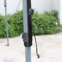 Gazebo da Giardino 2,5 x 2,5 m Pop-up Pieghevole con Altezza Regolabile su 4 Livelli, Sacca per il Trasporto Inclusa, Tessuto Oxford Anti-UV50+, Telaio in Acciaio, Bianco