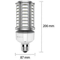Lampada da soffitto cilindrica beneito bnt123 con portalampada e27 36w