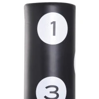 Sacco da Boxe da Terra con Bersagli, 70x70x176cm, Nero