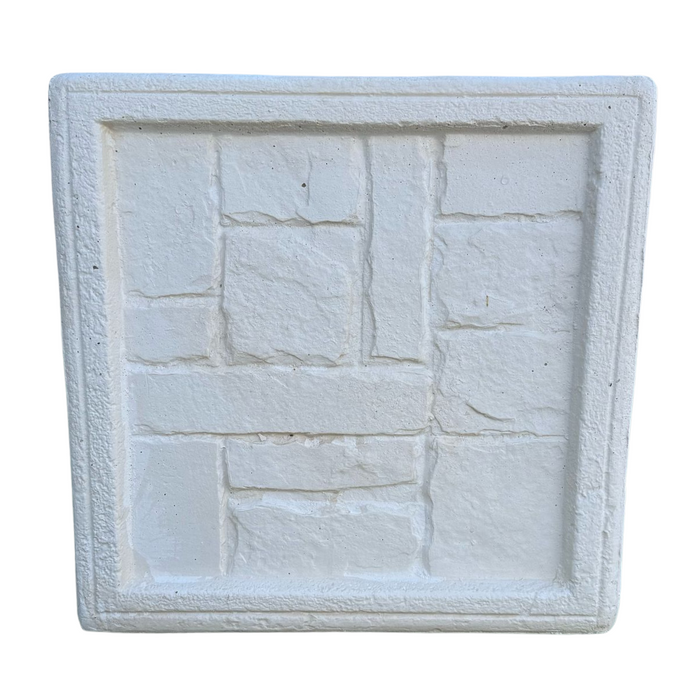 Fioriera giardino cemento effetto pietra l.100xp.40xh.43 cm serie gargano