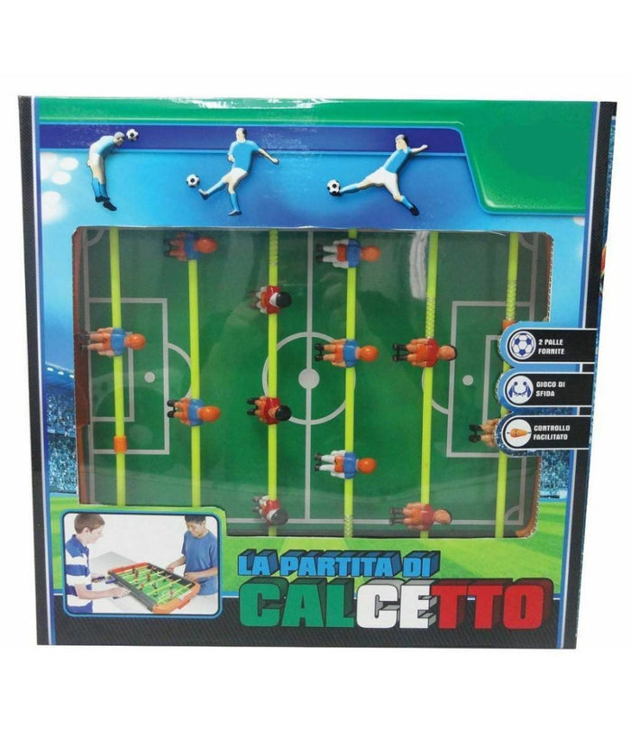 La Partita Di Calcetto Calcio Balilla Da Tavolo Giocattolo Gioco Bambini         