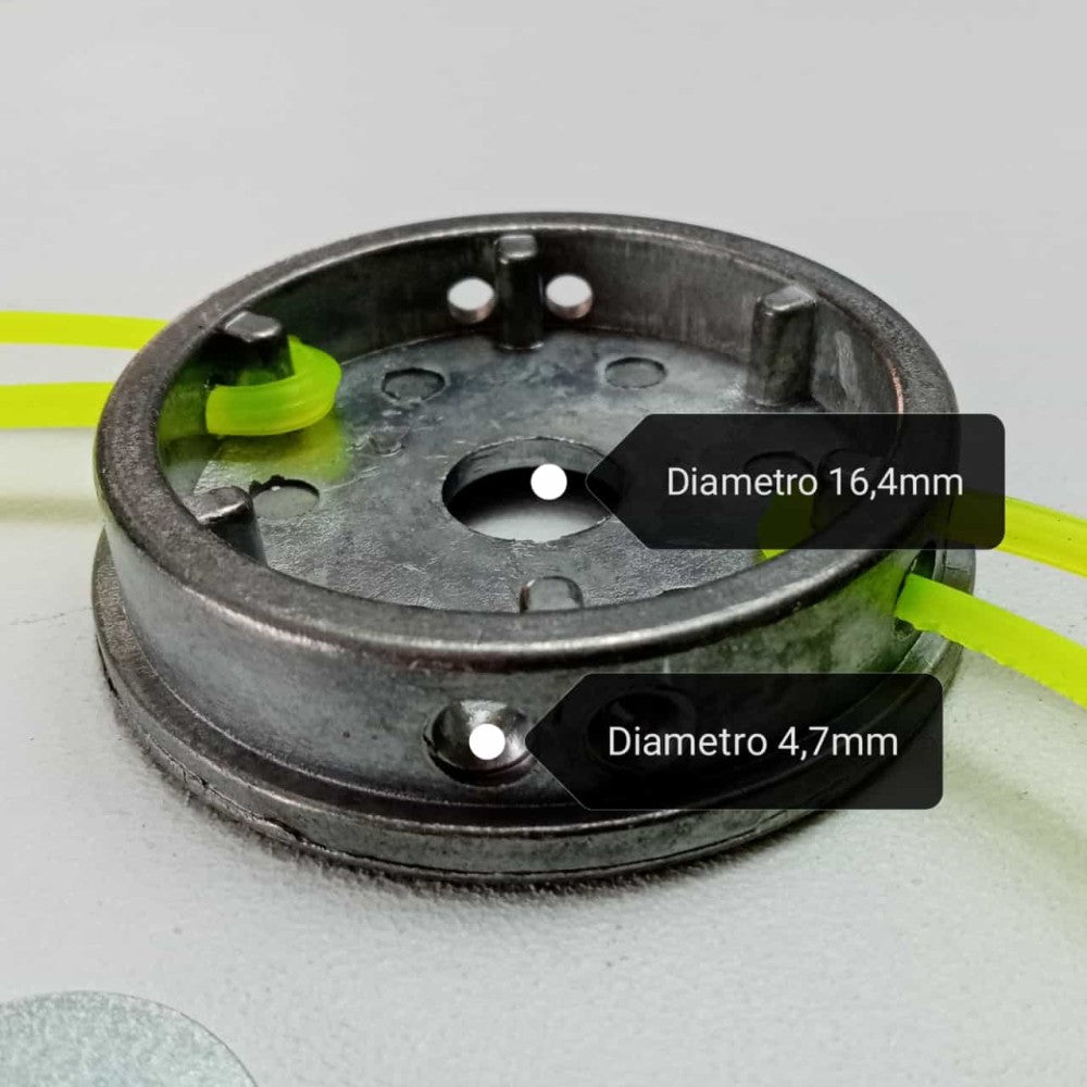 La tarantola testina universale in alluminio per decespugliatore