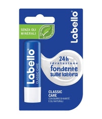 Labello Classic Care Stick Balsamo Labbra Formula Senza Oli Minerali E Parabeni         