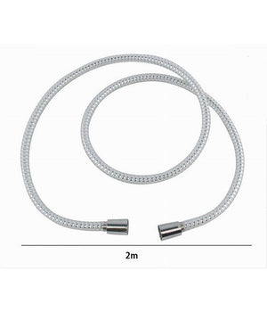 Laccio Tubo Flessibile Doccia Biflex Cromo Bianco Universale Lunghezza 2mt 87304         