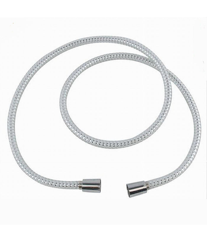 Laccio Tubo Flessibile Doccia Biflex Cromo Bianco Universale Lungo 1.5 Mt 87302         