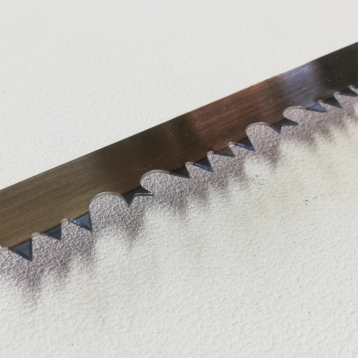 Lama di ricambio per sega legno ad arco - denti a castello, lunghezza  21 - 530mm